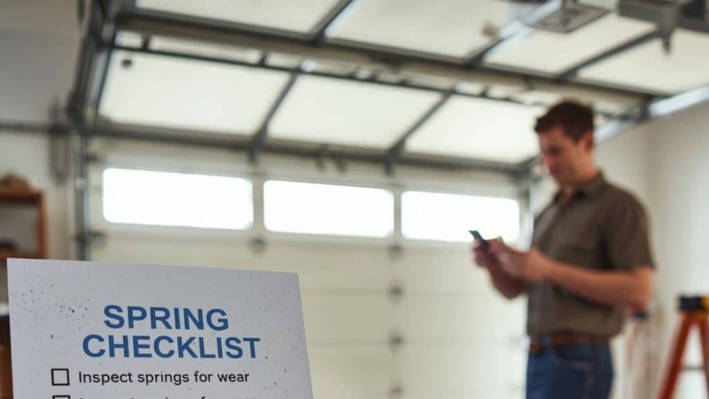 garage door spring maintenance