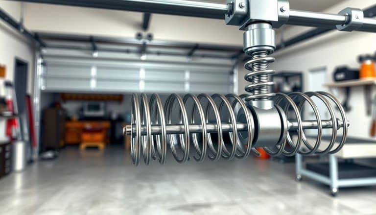 how does garage door spring work