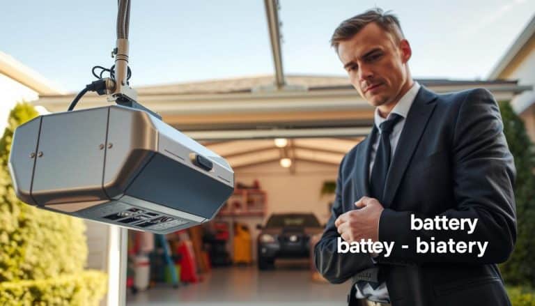 will garage door opener work without battery