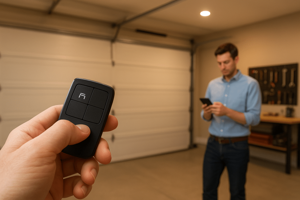 how to program new garage door remote