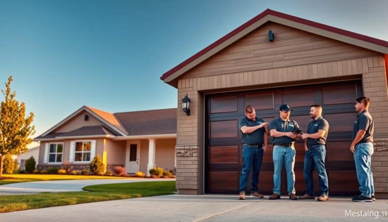 garage door with installation