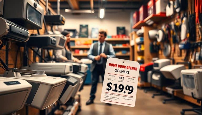 how much garage door opener