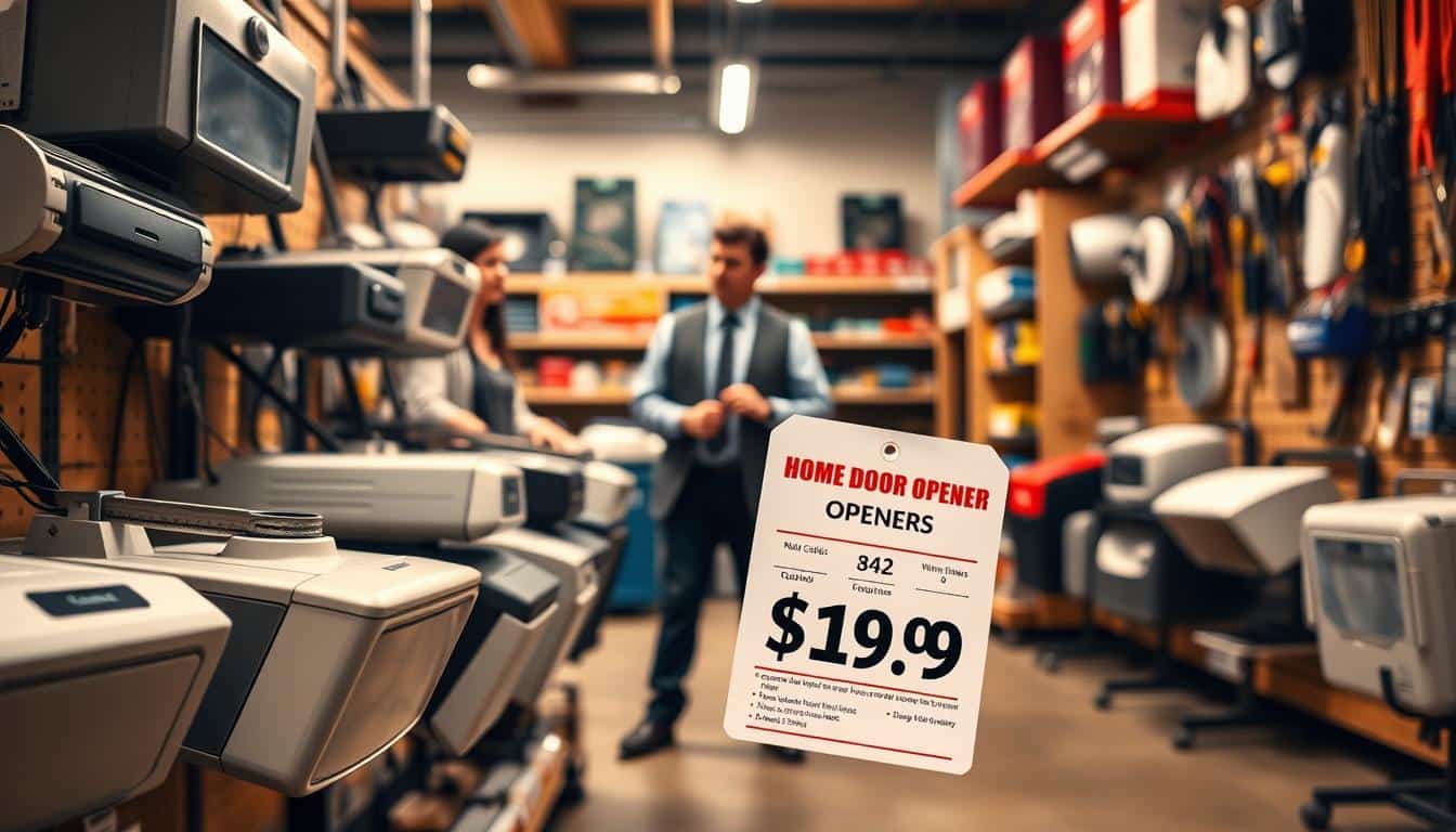 how much garage door opener
