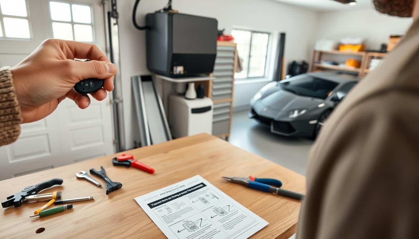 how to program new garage door remote