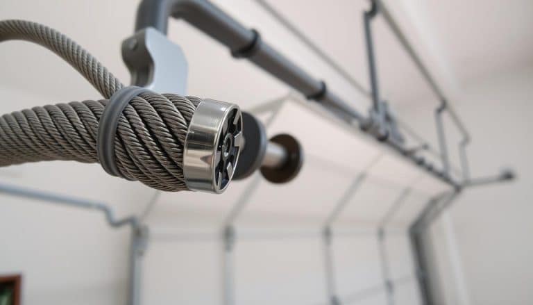 how to repair a garage door cable